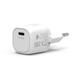 Port Designs 20W USB-C Pocket Wall Charger White