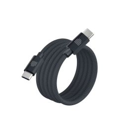 Dviced USB-C to USB-C Magnetic Braided Cable 1,25m Dark Grey