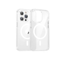 Dviced Magsafe iPhone 15 Pro Clear case White