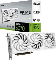 VGA ASUS NVIDIA RTX 5070 12GB GDDR7 - PRIME-RTX5070-O12G-WHITE