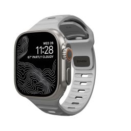Nomad Sport Strap M/L Apple Watch 49mm/46mm/45mm/44mm/42mm Lunar Gray