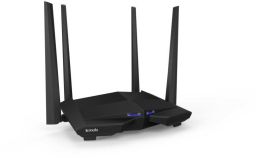 Tenda Router WiFi AC1200 - AC10 (300Mbps 2,4GHz + 867Mbps 5GHz; 4port 1Gbps, MU-MIMO; 4x6dBi)
