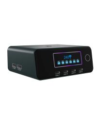Raidsonic IcyBox GaN Charging Station with LCD-TFT display and up to 240 W