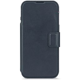 Decoded Leather Detachable Wallet for iPhone 17 Air Navy Shadow