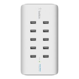 Belkin Rockstar 10-Port USB Charging Station White