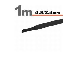 Zsugorcső 4,5mm / 2,4mm fekete