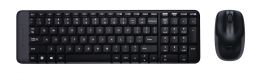 Logitech MK220 billentyűzet Egér mellékelve Irodai Vezeték nélküli RF QWERTY Nemzetközi amerikai Fekete