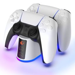 Rampage RP-PS5 PS5 Dual Charge Stations White