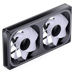 Ventilátor Jonsbo ZB-240 Infinity Mirror ARGB fordított légáram PWM  240mm, fekete