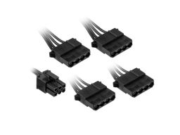 Kábel Kolink Regulator 4xMOLEX modular, 95cm, Fekete,