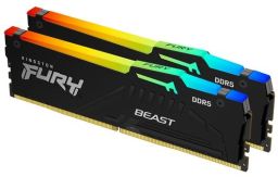Kingston 64GB/5600MHz DDR-5 (Kit of 2) FURY Beast RGB (KF556C40BBAK2-64) memória