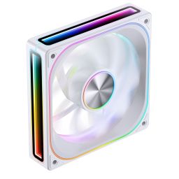 Ventilátor Jonsbo ZA-120 ventilátor, fordított légáramlás, PWM, ARGB - 120mm, fehér