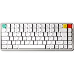 NuPhy Air75 V3 Bluetooth / vezeték nélküli magyar Gateron Brown nano mechanikus billentyűzet fehér
