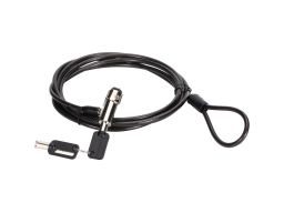 Conceptronic  CUSTODIO02BNM Keyed Laptop Lock Master Keyed Compatible 1,8m Black