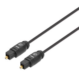 Manhattan Toslink Digital Optical Audio Cable Black
