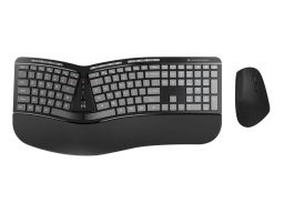 Conceptronic  ORAZIO02US ERGO Wireless Ergonomic Keyboard Combo Black US