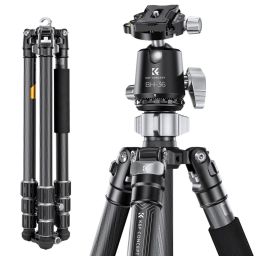 K&F Concept Professional Camera Tripod Capacity 16KG/35.2lbs with 36mm Metal Ball