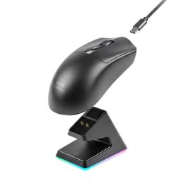 Mars Gaming MMW-ELITE Gaming Wireless Bluetooth Mouse + Charging Dock Black