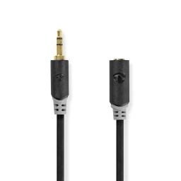 Nedis Stereo Audio Cable 3,5mm jack 5m Black