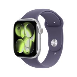 Apple Watch S11 GPS 42mm Silver Aluminium Case with Purple Fog Sport Band - S/M
