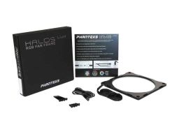 PHANTEKS Halos Lux 14cm RGB led Alu Fekete