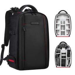 K&F Concept Lightweight Camera Backpack for Photographers 18L Black/Red