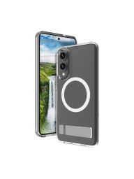 dbramante1928 Iceland Ultra D3O Qi2 Kick case for Samsung Galaxy S25 Edge Clear