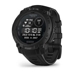 Garmin Instinct 3 45mm Solar Tactical Edition Black with Black Band