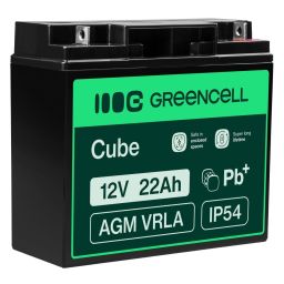 Green Cell AGM54 jármű akkumulátor AGM (Absorbed Glass Mat) 22 Ah 12 V