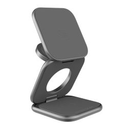 Mobile Origin PW36 3in1 Qi2 25W UltraSlim Foldable Charger Space Grey