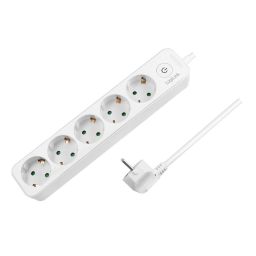 Logilink Hálózati Elosztó Kapcsolóval 5DIN 1,5m White