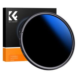K&F Concept C Series Ultra-thin, VARIO ND 2-2000 változtatható szürkeszűrő, 67mm