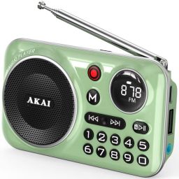 Akai APR-500 FM Radio Green