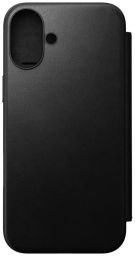 Nomad Modern Leather Folio iPhone 16 Plus Black
