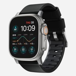 Nomad Active Strap Pro for Apple Watch 49mm/46mm/45mm/44mm/42mm Black/Silver