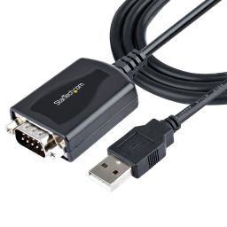 Startech USB-A to RS232 1m Black
