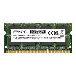 PNY 8GB DDR3 1600MHz SODIMM OEM