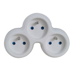 Esperanza Hálózati Elosztó 3DIN Fali White/Grey