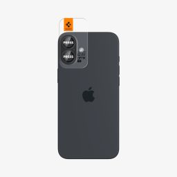 Spigen Glass tR EZ Fit Optik Pro iPhone 16/16 Plus 2 pack Black