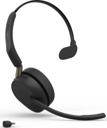 Jabra Evolve3 65 UC Mono Link 390c Wireless Bluetooth Headset Black