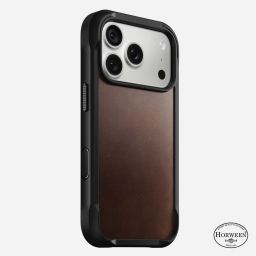Nomad Rugged Leather Case (Horween) for iPhone 18 Pro/17 Pro Rustic Brown