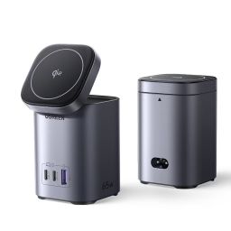 UGREEN Nexode 65W GaN 15W Qi2 Wireless Charger Grey