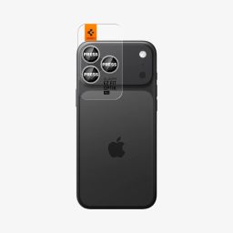 Spigen Glass tR EZ Fit Optik Pro 2 Pack for iPhone 17/16/15/14 Pro / 17/16/15/14 Pro Max Silver