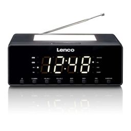 Lenco CR-540BK Clock Radio Black