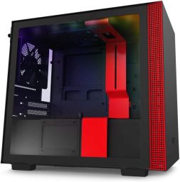 NZXT H210i Window Black/Red no PSU mini ITX CA-H210I-BR