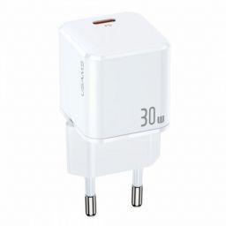 Usams T45 30W Super Si Mini PD Fast Charger White