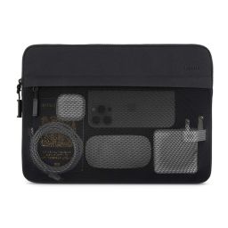 Pipetto Expand Sleeve bag for MacBook Pro 14/Air 13.6 Black