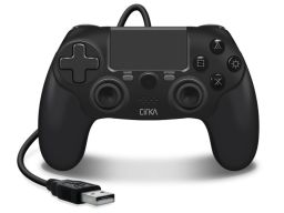 Cirka NuForce PS4/PC/Mac fekete vezetékes kontroller