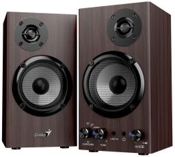 Genius SP-HF520BT Bluetooth Speaker Dark Wood