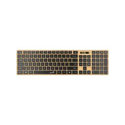Genius SlimStar 7250BT Copilot Wireless Bluetooth Business Keyboard Pine Wood HU